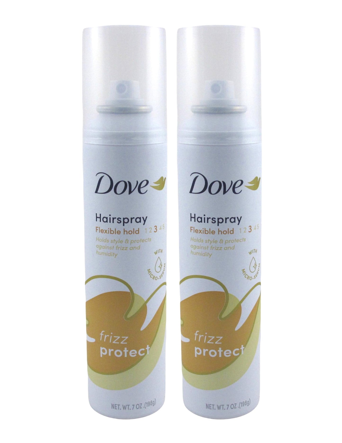 Dove Style + Care Flexible Hold Hairspray, Strong Hold 7 oz (Pack of 2)