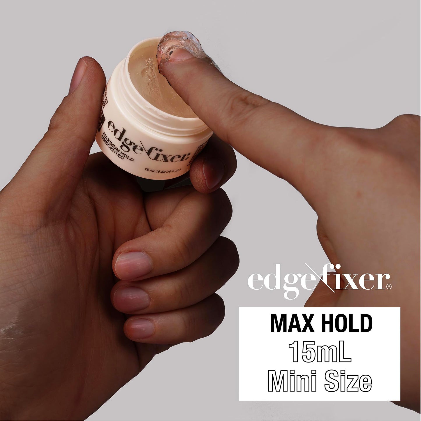 Red by Kiss Edge Fixer 24 Hour Maximum Hold Edge Wax No Flaking Biotin B7 Infused Hair Gel
