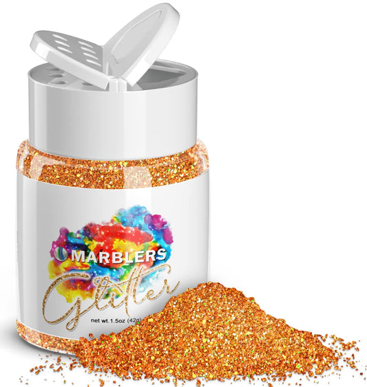 MARBLERS Holographic Glitter [Holo Juicy Pop] 1.5oz (42g) | Fine | Non-Toxic, Vegan, Cruelty-Free | Face, Body, Eyeshadow, Hair, Festival, Party