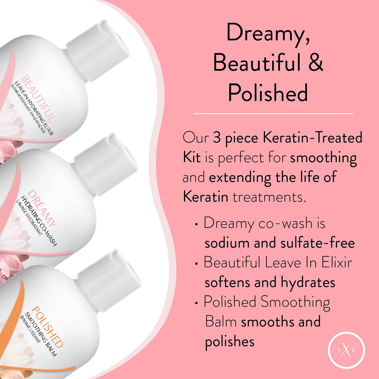 3 pc. Smoothing Kit for Keratin-Treated Hair