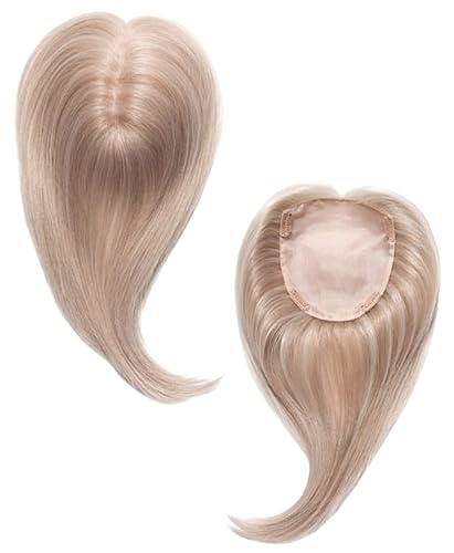 ADD-ON TOP Human Hair/HF Synthetic Blend Topper by Envy, 6PC Bundle: Topper, 4oz Mara Ray Luxury Shampoo, Conditioner, & The One Hair Mask, Wide Tooth