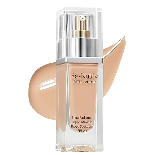 Estée Lauder Re-Nutriv Ultra Radiance Liquid Foundation SPF 20 | Luxurious, Hydrating, Long-Wearing, 1 Fl Oz, 2W1 Dawn