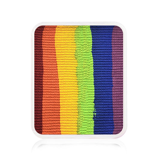 Kraze FX Face Paint Palette Refill - Deep Rainbow Face Paint (6 gm) - Hypoallergenic, Non-Toxic, Water Activated Professional Face & Body Painting