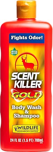 Wildlife Research Scent Killer Gold Body Wash and Shampoo, (12-Ounce), Multi