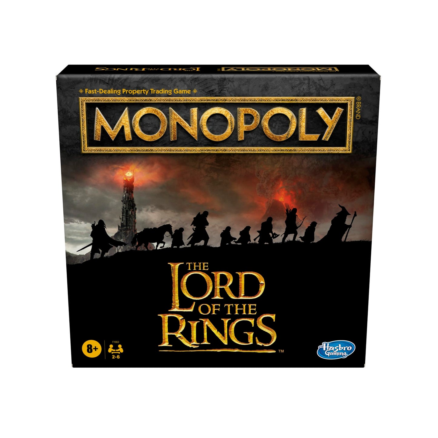 Hasbro Gaming Monopoly: The Lord of The Rings Edition Board Game Inspired by The Movie Trilogy, Play as a Member of The Fellowship, Ages 8 and Up…