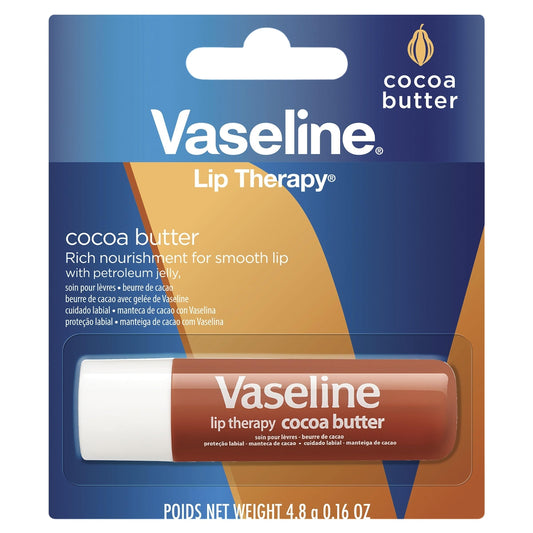 Vaseline Lip Therapy Stick, Cocoa Butter, 4.8g