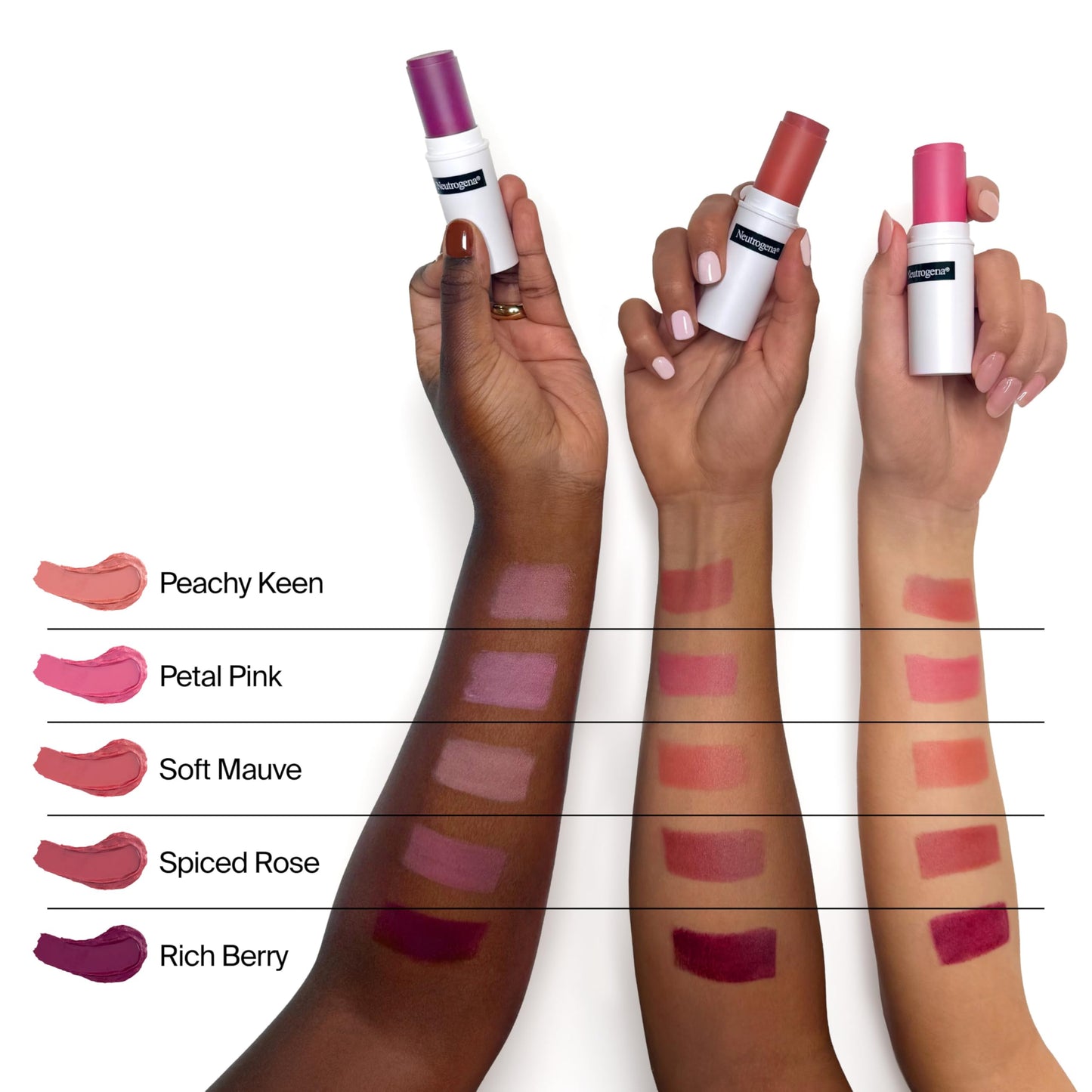 Neutrogena Healthy Glow Blush Stick, Easy to Use Lightweight Makeup, Ultra Creamy Cheek Color with Mango Butter Leaves Skin with a Natural Looking