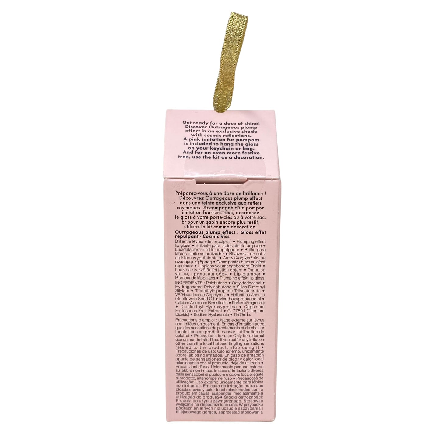 SEPHORA COLLECTION Outrageoaus Plump Effect Lip Gloss - Cosmic Kiss - Full Size, Limited Edition Ornament.