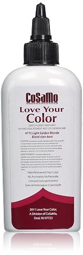 Love Your Color Cosamo Non Permanent Hair Color, Light Gold Blonde