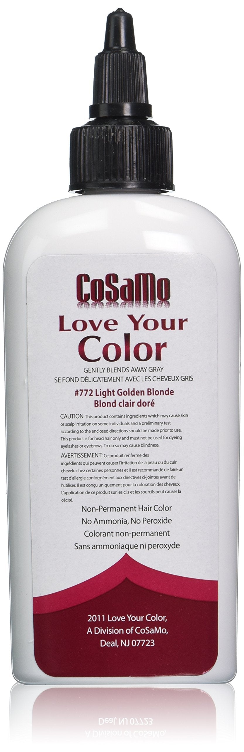 Love Your Color Cosamo Non Permanent Hair Color, Light Gold Blonde