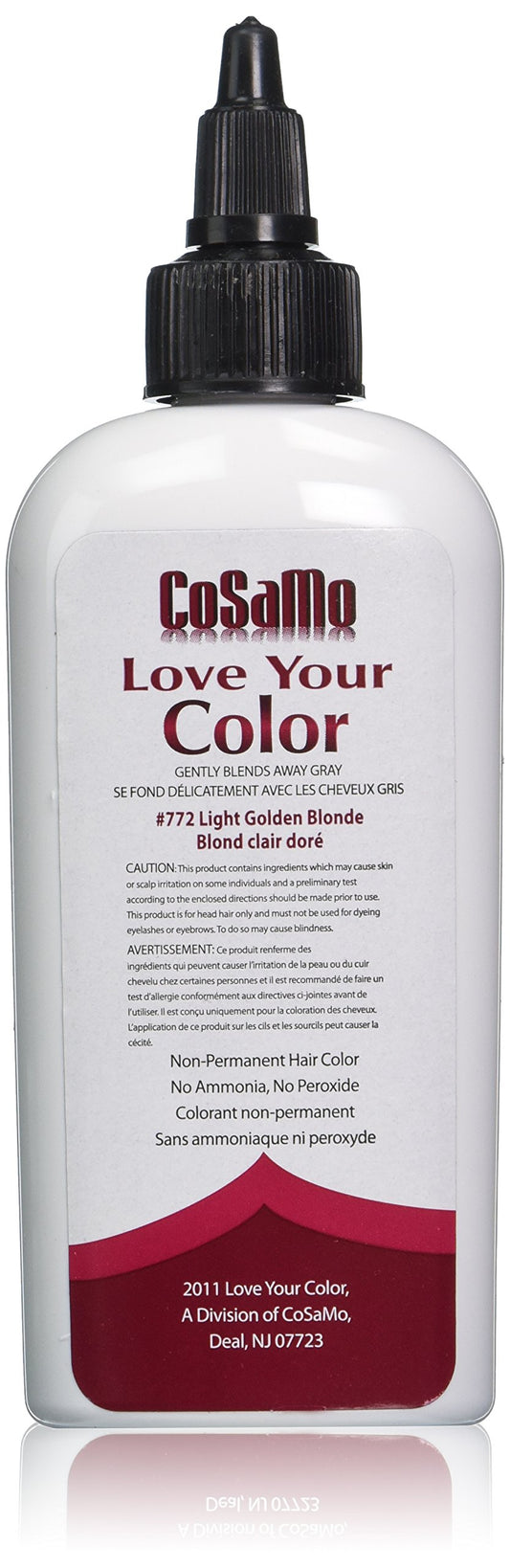 Love Your Color Cosamo Non Permanent Hair Color, Light Gold Blonde