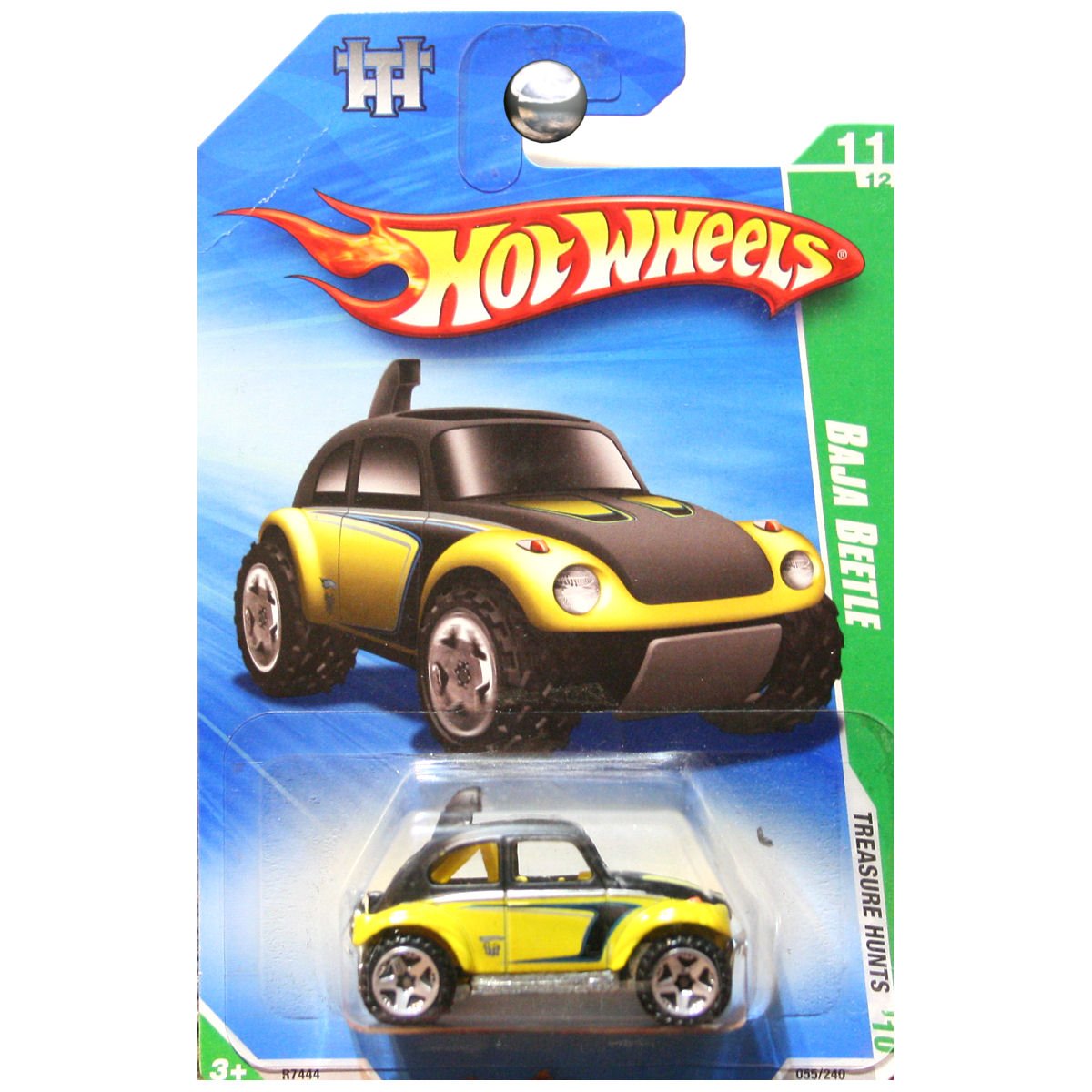 Hot Wheels 2010 Treasure Hunts Baja Beetle VW Volkswagen Bug Yellow