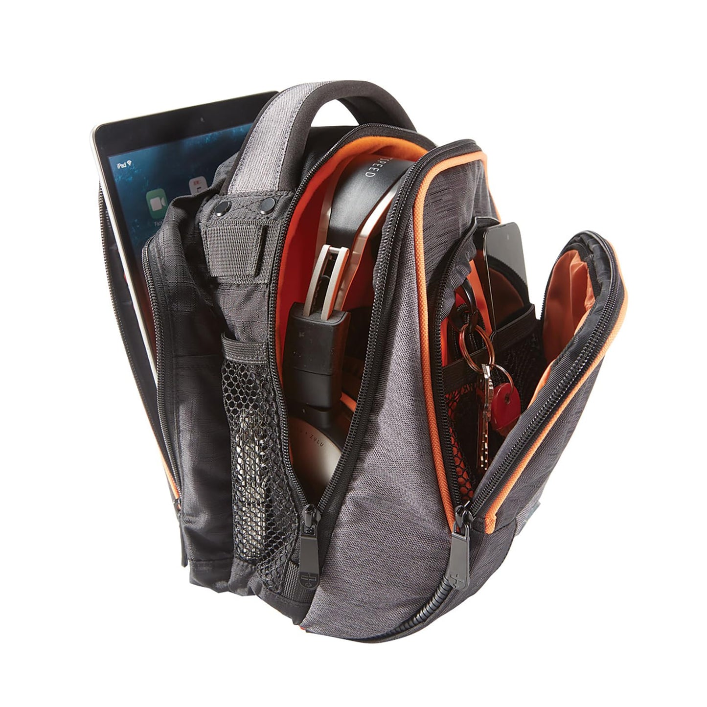 Flight Outfitters Lift Mini 2.0 Flight Bag | Durable Aviation Pilot Padded Bag with Tablet Laptop Pocket & Headset Compartment, Black
