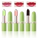 3PCS Aloe Vera Color Changing Lipstick Set,Magic Jelly Lipstick Long Lasting Highly Pigmented Color Change Lip Gloss,Waterproof Lips Moisturizer