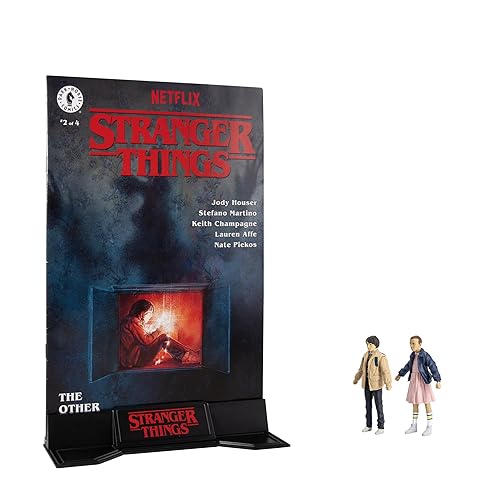 McFarlane Toys - Stranger Things Page Punchers 2pk Eleven and Mike Wheeler 3in Action Figures with Comic
