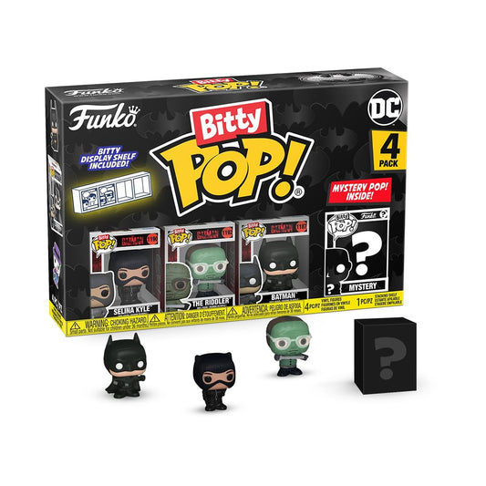 Funko Bitty POP! Batman 85th - Catwoman, 4-Pack and A Surprise Mystery Mini Figure - 0.9 Inch (2.2 Cm) - DC Comics Collectable - Stackable Display…