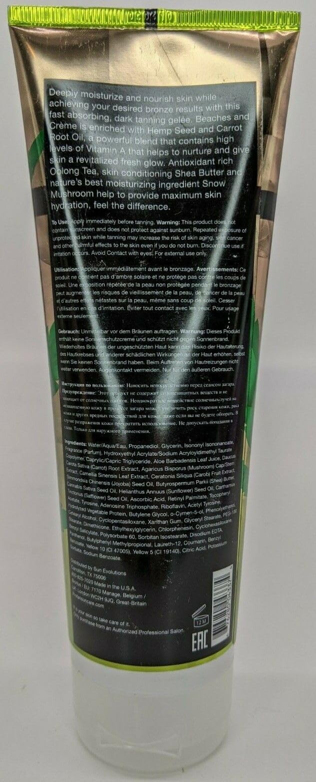 ProTan Beaches & Crème Hemp Dark Tanning Gelee 8.5 oz