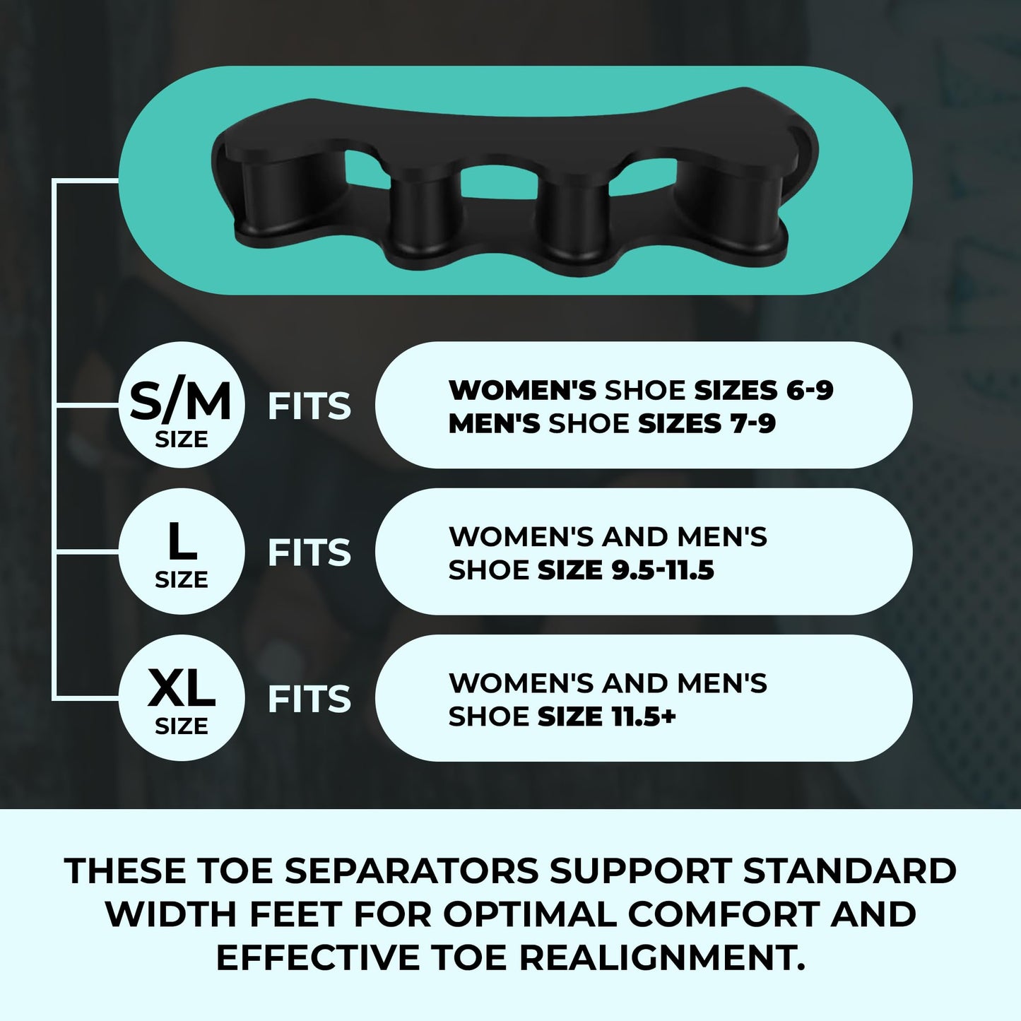 VYCE PrimalStep Toe Separators, Spreaders, Spacers, Large Beauty and Personal Care VYCE