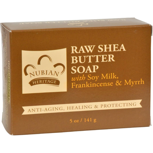 Nubian Heritage Bar Soap Raw Shea Butter - 5 oz Beauty & Personal Care Nubian Heritage