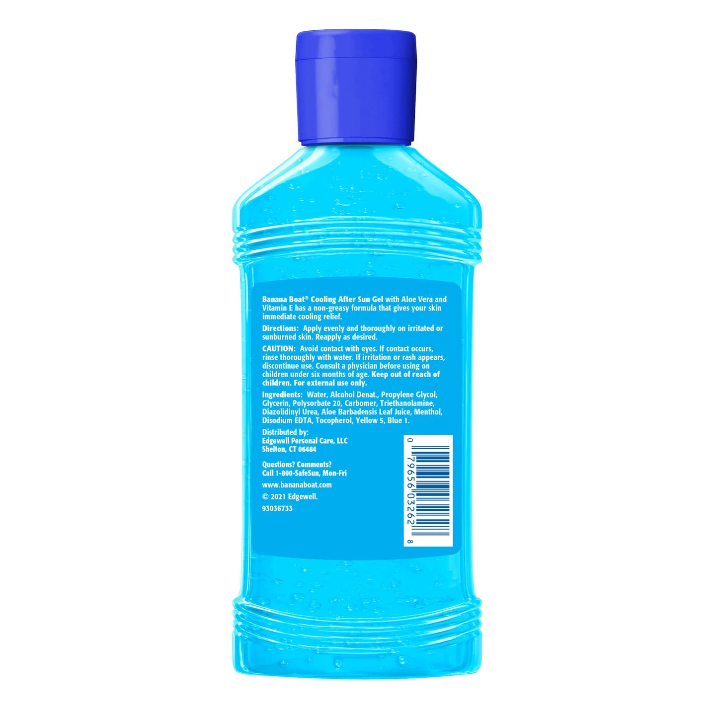 Banana Boat Cooling After Sun Gel, 8oz | Aloe Vera and Vitamin E Gel, After Sun Care Cooling Gel, Aloe Vera Gel for Sunburn Relief, 8oz