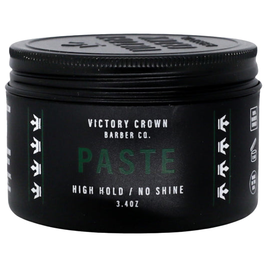 Victory Crown Paste Pomade Medium Hold & Medium Shine Natural Hair Styling Paste for Textured & Refined Looks, 3.4 Oz