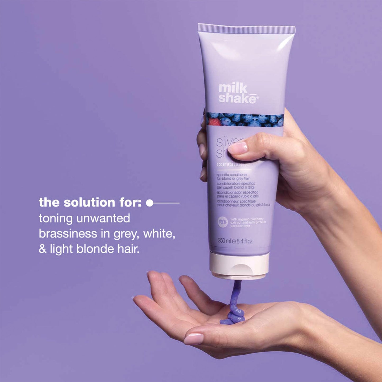 milk_shake Silver Shine Conditioner, 8.4 fl. oz.(Pack of 1)