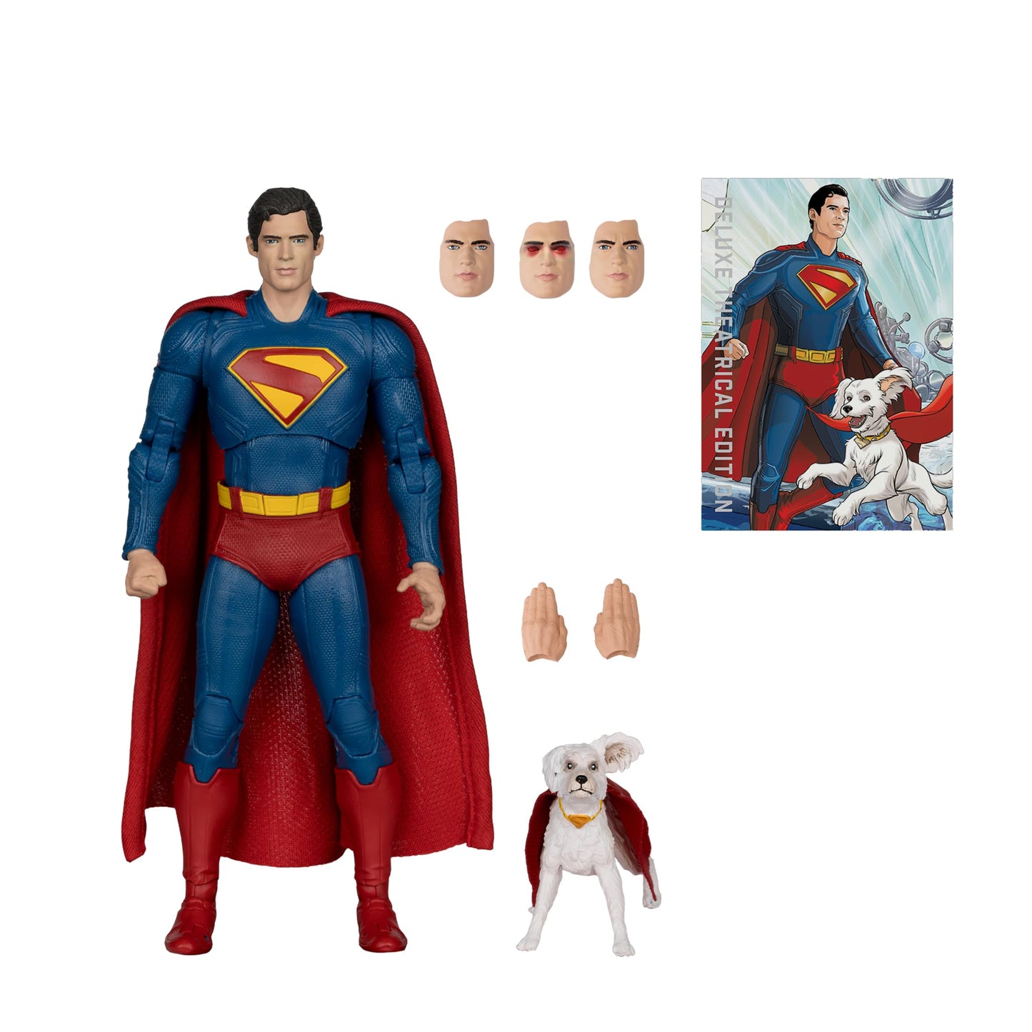 McFarlane Toys DC Theatrical Deluxe 7in WV1 - Superman with Krypto (Superman Movie)