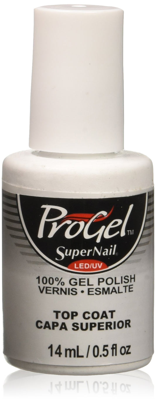 Supernail Progel Top Coat, 0.5 Fluid Ounce