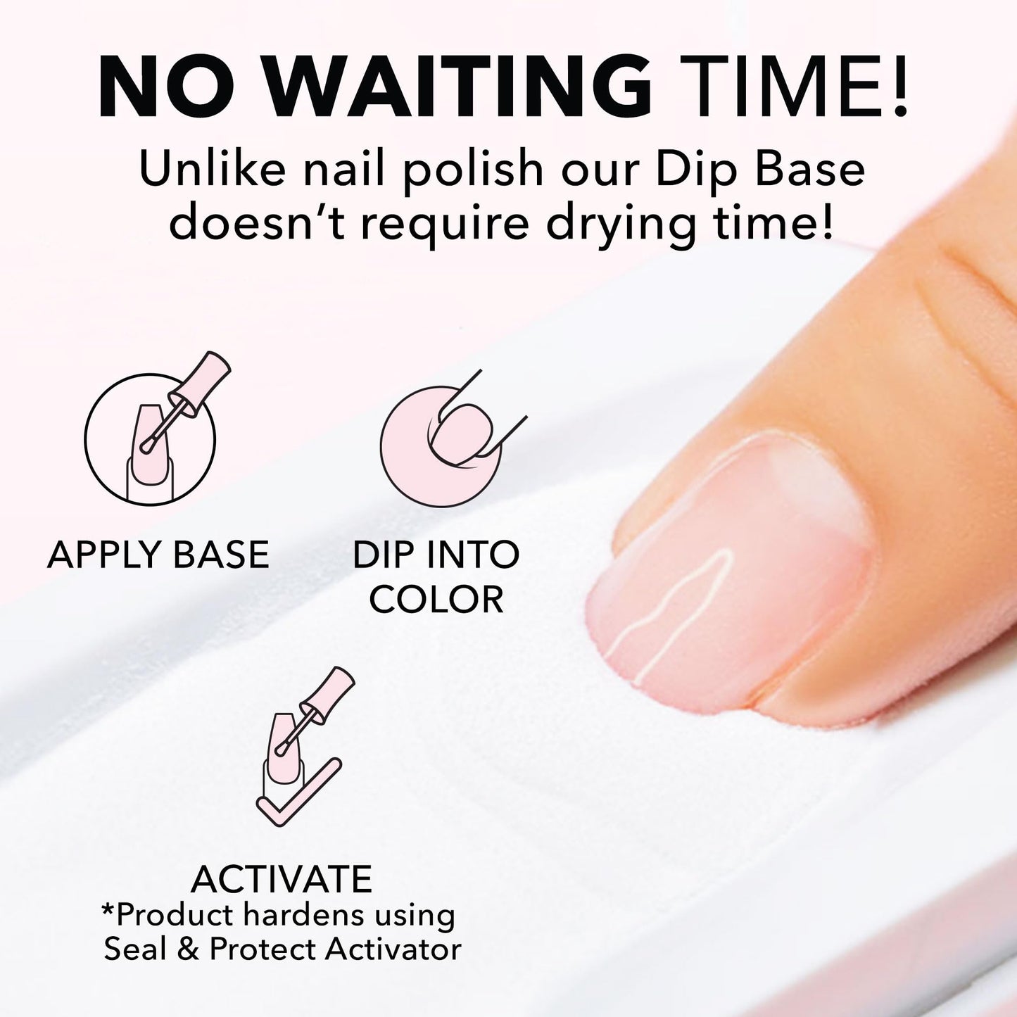 Kiara Sky Professional Nails Essential Dip Powder - Medium Pink 2oz - Perfect for French Manicures Beauty & Personal Care KIARA SKY