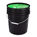 Handy Art UV Neon Event Paint, Green, 5 Gallon Bucket, Blacklight Glow Paint for Parties, Raves, Festivals, Splash Painting, Washable Easy Clean Up