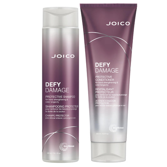 Joico Defy Damage Protective Shampoo & Conditioner Set | Preserve Hair Color | For Bond Strengthening & Color Longevity Beauty & Personal Care Joico