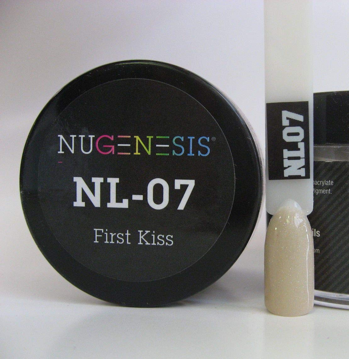 NuGenesis Nail Dipping Powder Color 1.5oz/43g Jar - (NL07 First KISS) Beauty & Personal Care Nugenesis