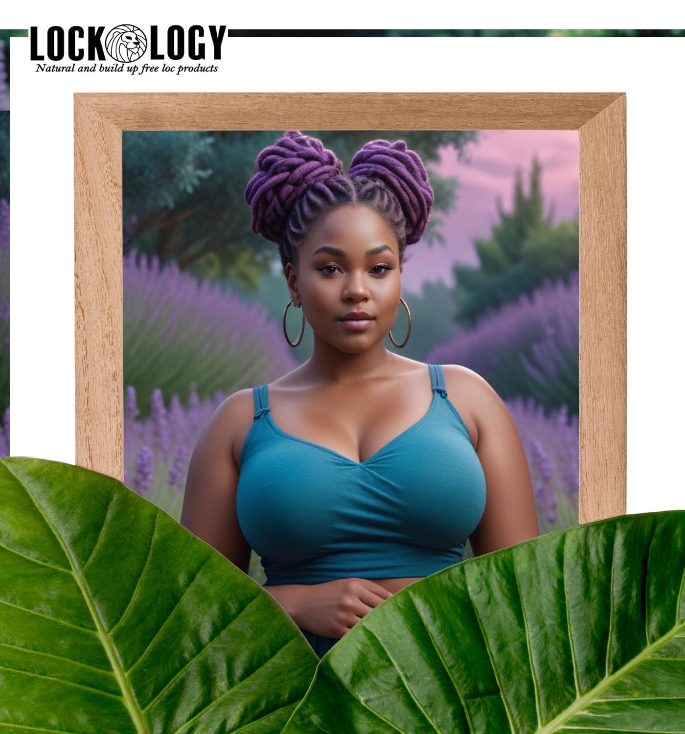 Loc Retwist Butter & Dread Wax for Growth - Lavender Rosemary All Natural NO Build Up Loc Products by Lockology