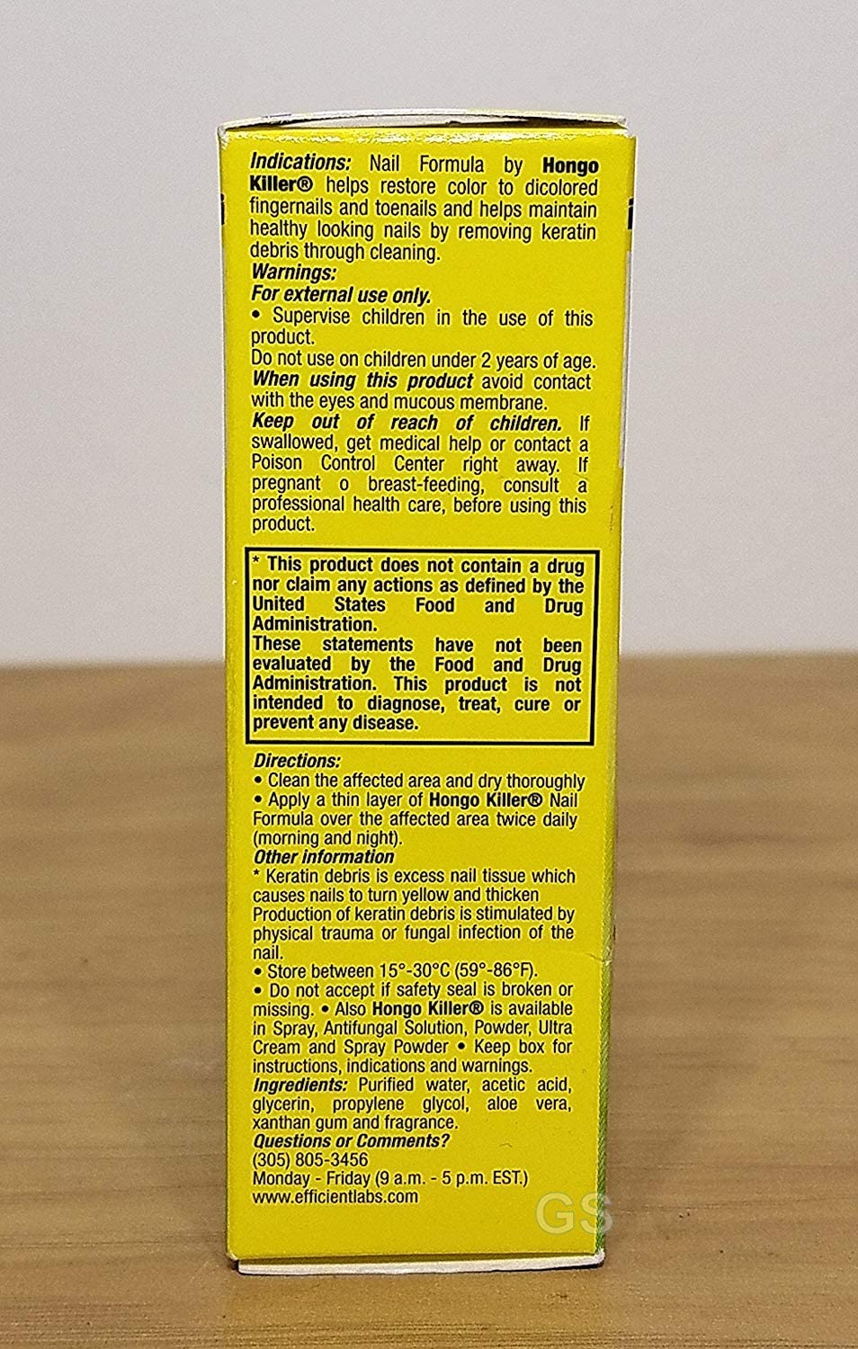 Hongo Killer Nail Formula 1 oz (Pack of 2) Beauty & Personal Care HONGO KILLER