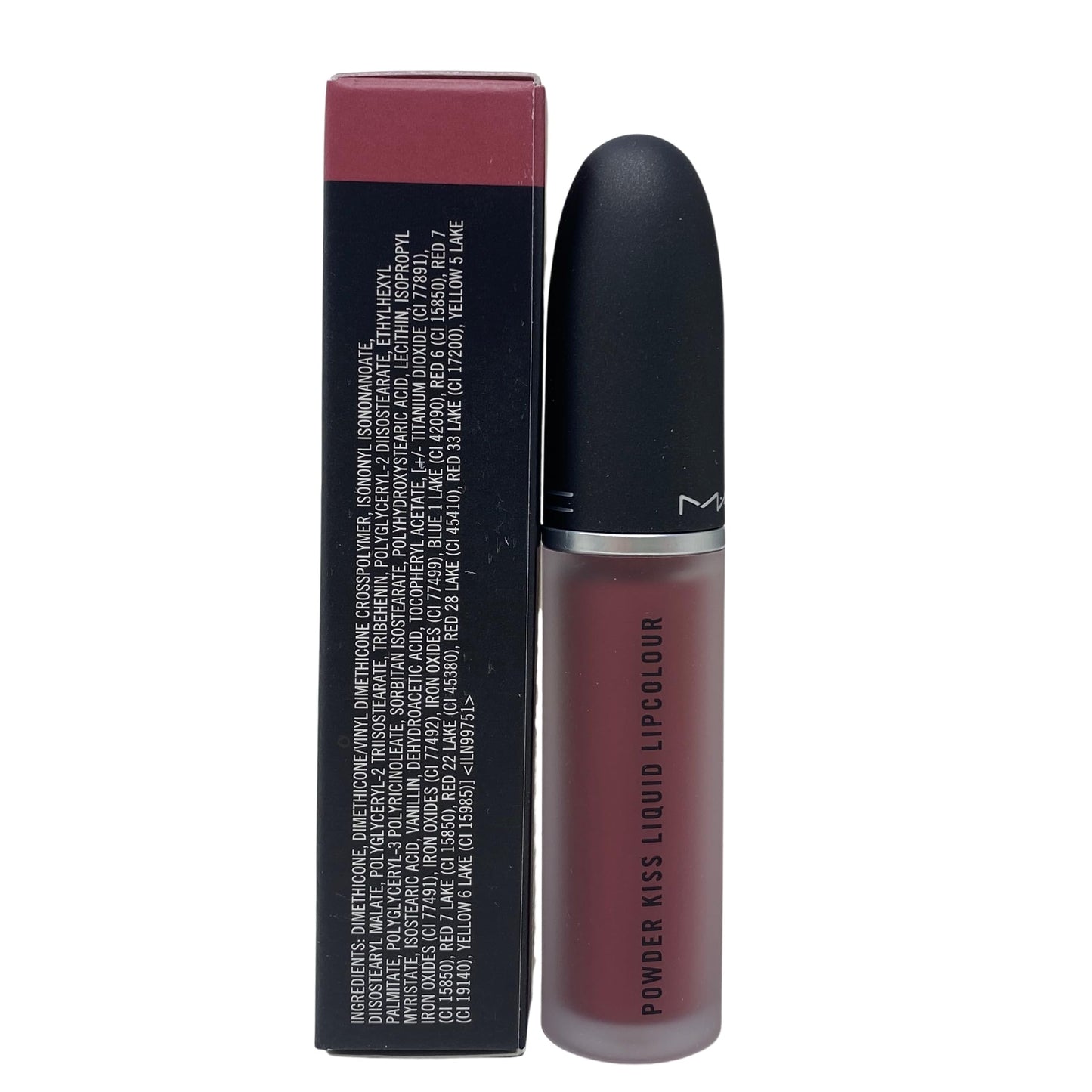 M·A·C Cosmetics Powder Kiss Liquid Lipcolour - 973 Pink Roses (0.17 fl oz / 5 mL)