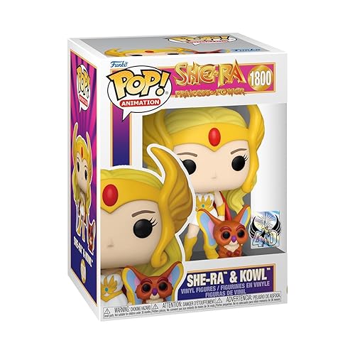 Funko Pop&Buddy: She-Ra - She-Ra with Kowl - Masters of The Universe - Collectable Vinyl Figure - Gift Idea - Official Merchandise - Toys for Kids…