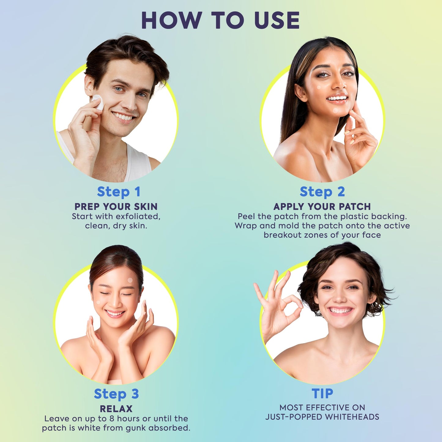 LivaClean 330 CT Pimple Patches for Face - 100% Hydrocolloid Acne Patches - Four Sizes - Acne Dots Zit Stickers - Hydrocolloid Patch Pimple Patch Beauty and Personal Care LivaClean