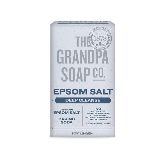 Grandpas Soap Bar Epsom Salt, 4.25 oz Beauty & Personal Care The Grandpa Soap Company