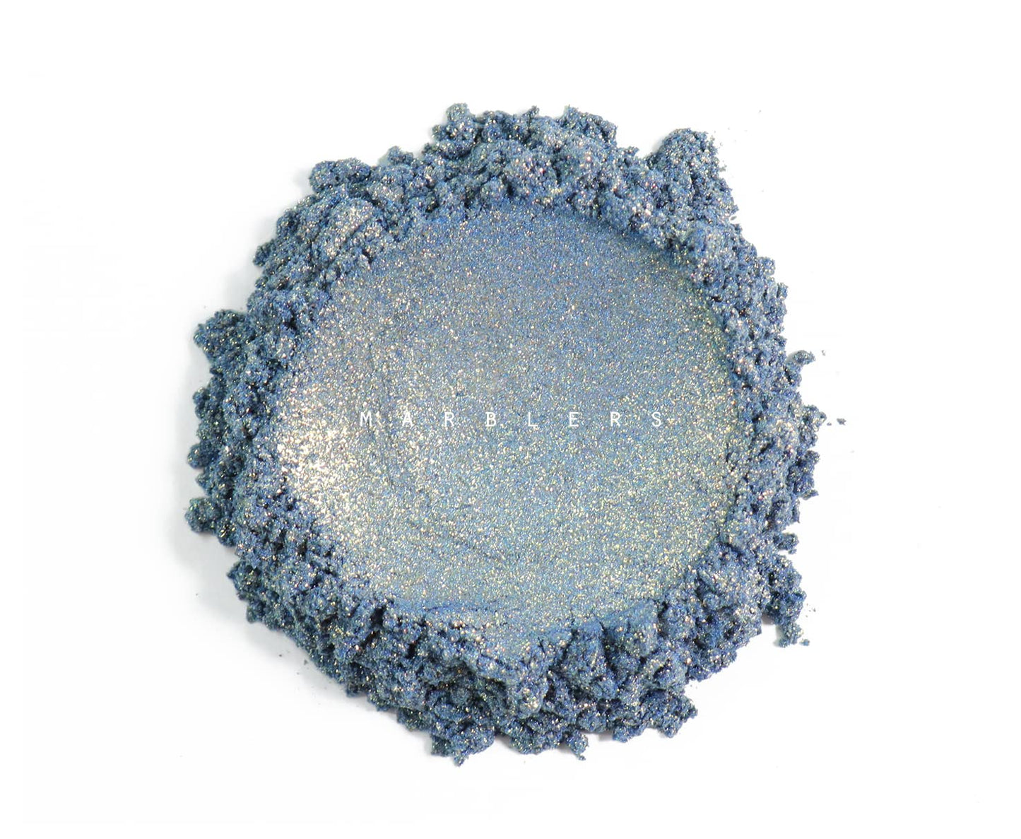 MARBLERS Chunky Natural Mica Powder [Magic Lake Pearl] 0.11oz (3g) | Highly Pigmented | Non-Toxic, Vegan, Cruelty-Free | Eyeshadow, Body Butter, Nail