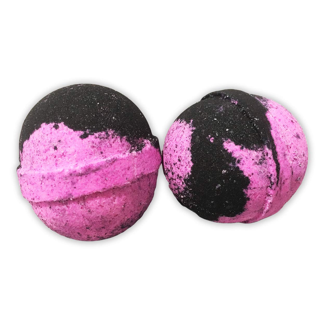 Gears Out Bridezilla Bath Balls - Cartoon Zombie Bride and Groom Design - XL Bath Bath Bombs for Women - Pink and Black, Handcrafted in America, 2 pk