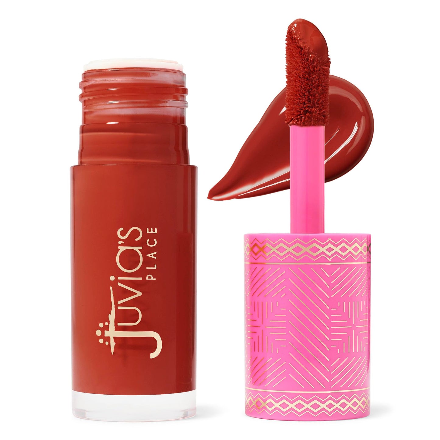 Juvia's Place Blushed Liquid Blush Dahlia - Dewy Tint Cheeks Makeup Glow Pigment Effortless Beauty Long Lasting Cosmetics Soft Creamy Natural