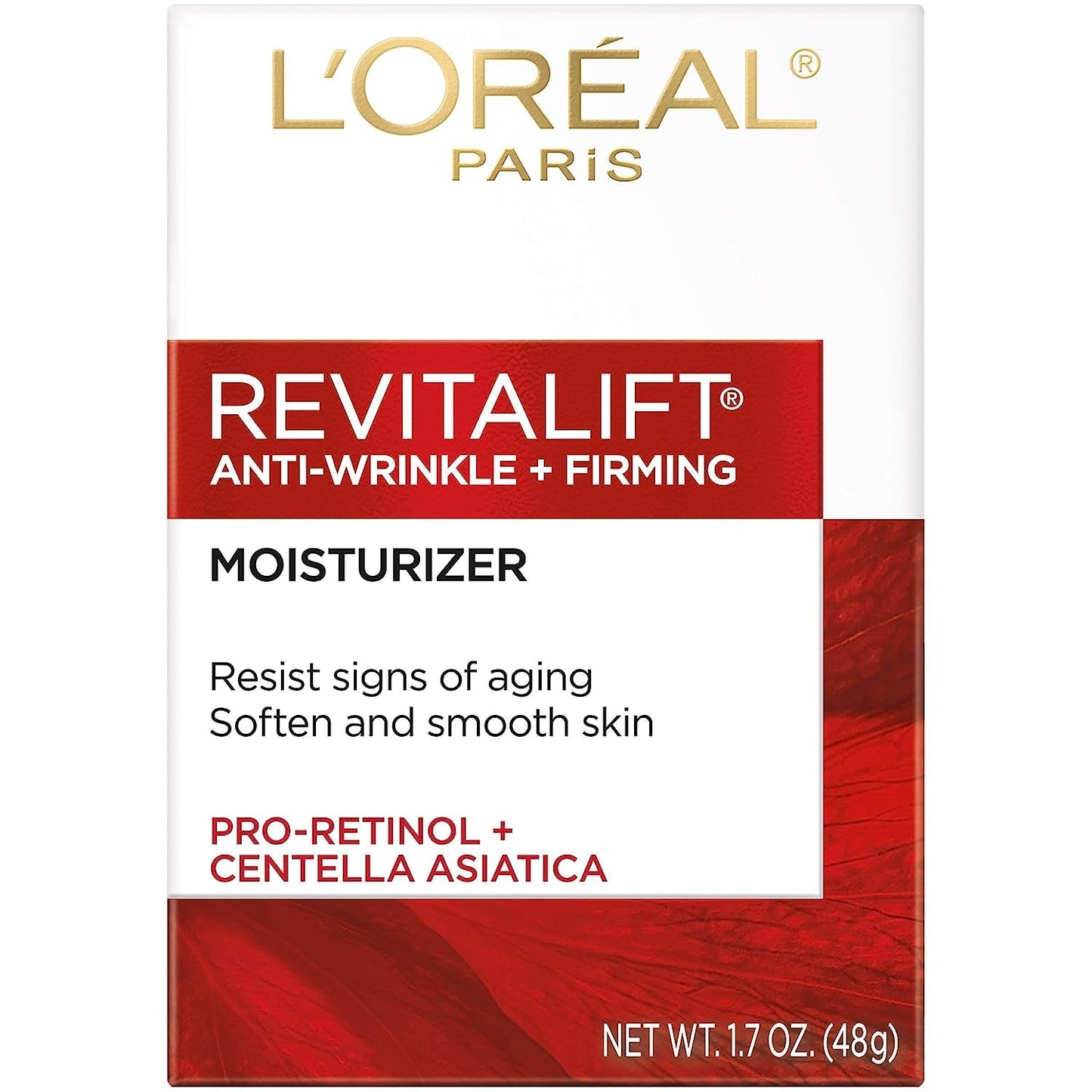 L'Oreal Revitalift Face & Neck Anti-Wrinkle & Firming Moisturizer Day Cream 1.70 oz (Pack of 10)