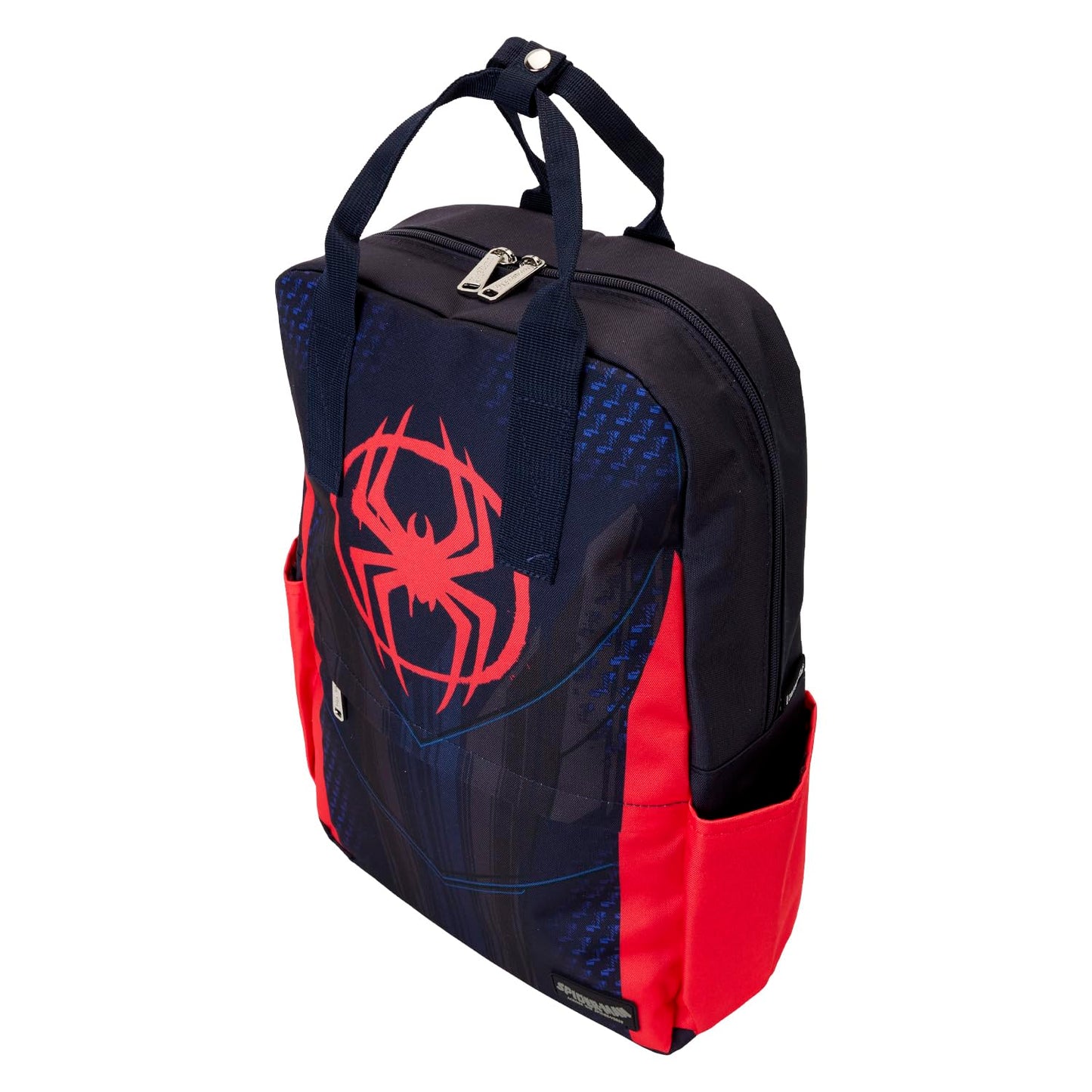 Loungefly Marvel Spider-Verse Miles Morales Suit Full -Size Nylon Backpack