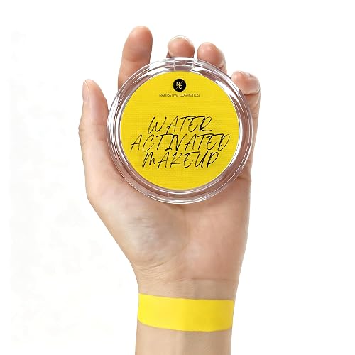 Narrative Cosmetics Water-Activated Face & Body Paint - Highly Pigmented, Long-Lasting Face & Body Paint for SFX, Cosplay, and Artistic Makeup