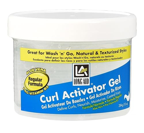 Long Aid Curl Activator Gel With Aloe Vera Regular 10.5 Oz