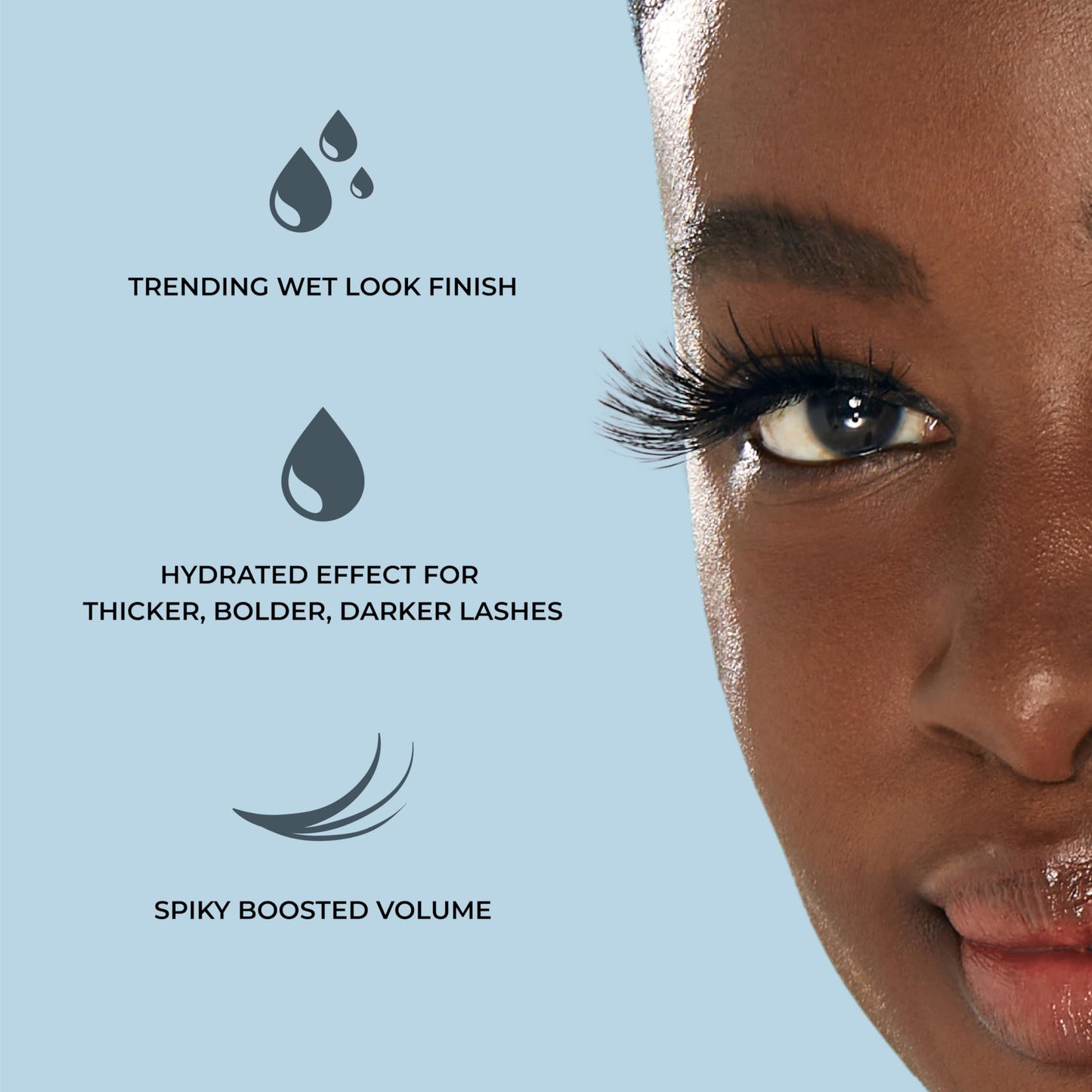 KISS Lash Drip, False Eyelashes, 'You Dew You', 14mm, Includes 1 Pair Of Lash, Easy to Apply, Reusable Lash Clusters