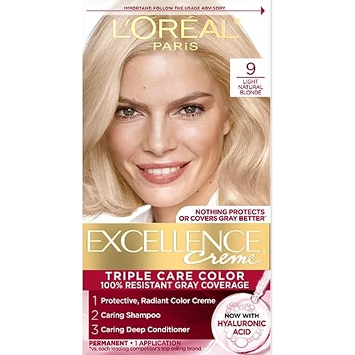L’Oreal ParisExc H/C Nat Bld #9 R Size 1ct Excellence Creme Hair Color Light Natural Blonde #9