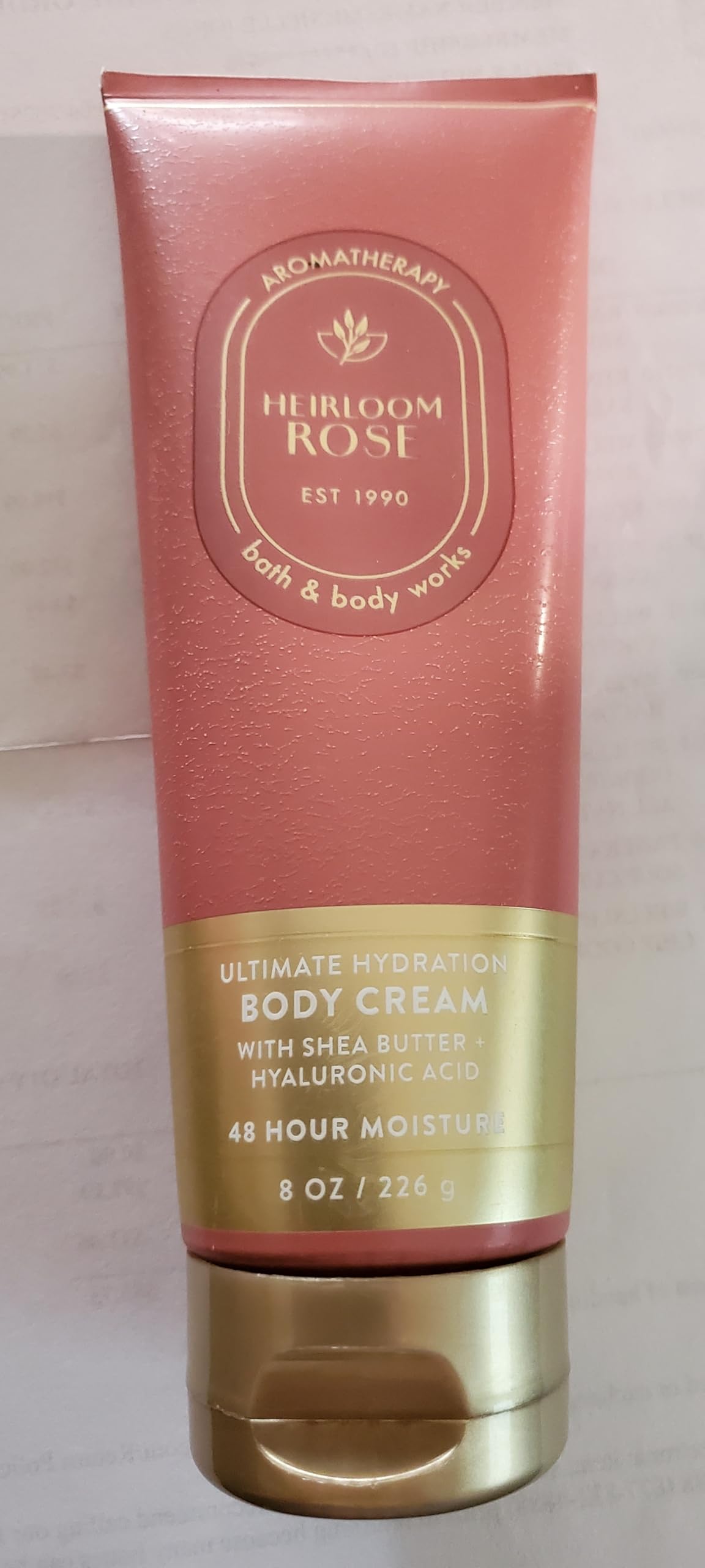 Bath & Body Works Aromatherapy Heirloom Rose Ultimate Hydration Body Cream 8 Ounces Pack of 2