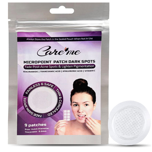 Microdart Dark Spot Patch with 127 Micropoints (1 Pack of 9 Patches) - Fades & Brightens Acne Marks, Dark Spots & Discoloration - Post-Acne Treatment