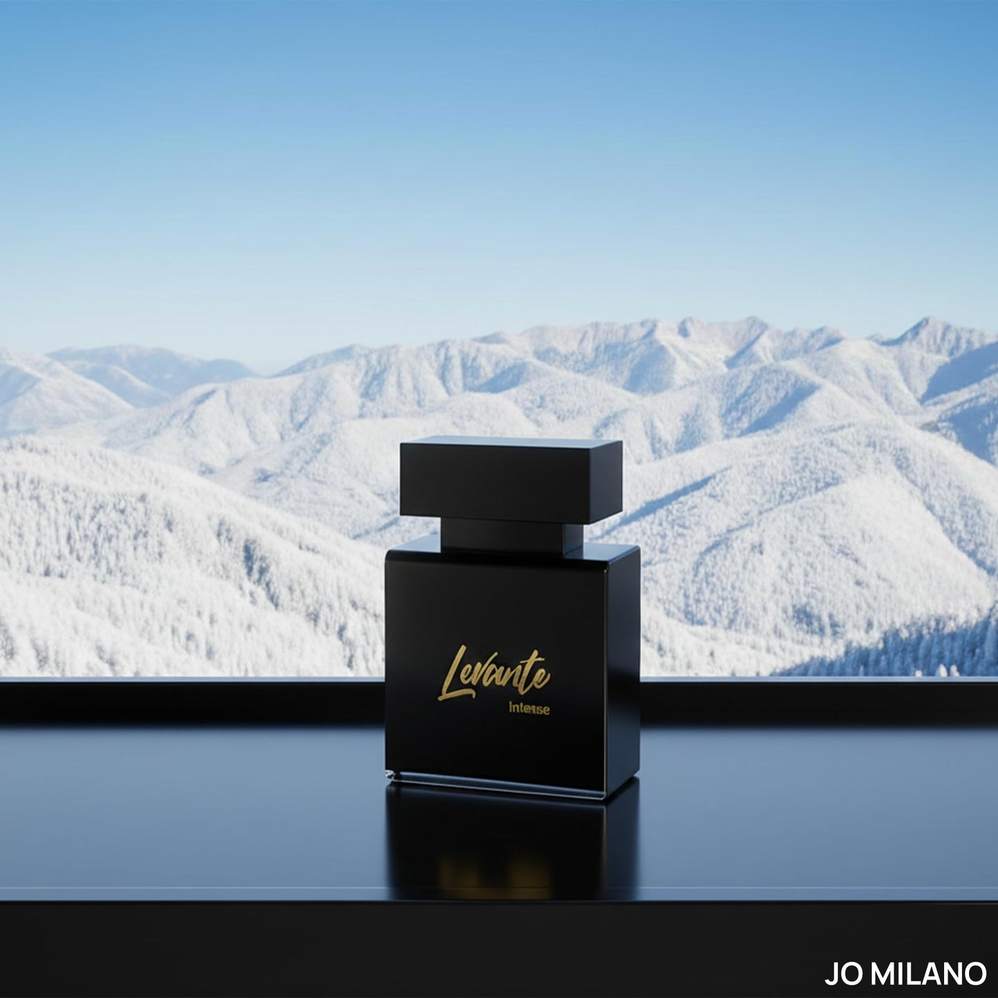 Jo Milano Levante Intense Eau De Parfum Spray | 3.4 oz (100ml) | Fresh, Oud, Amber, Patchouli, Citrus Scent | Long Lasting Fragrance for Men
